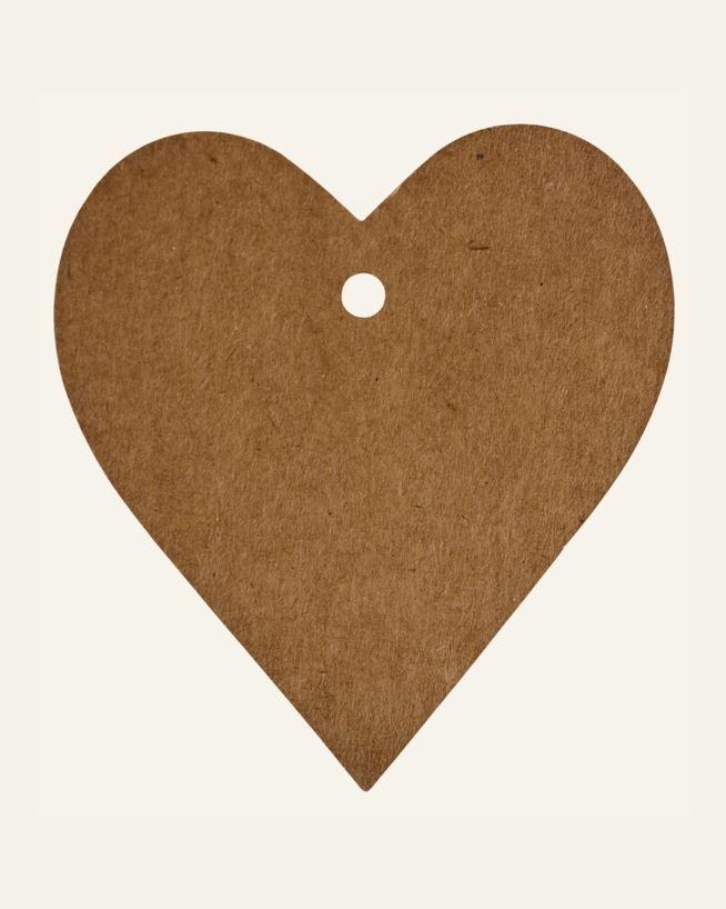 Presentetikett 12st natur - 8x8,5 cm natur - 1