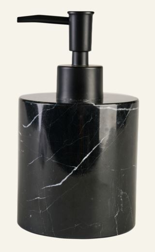 Black Marble tvålpump svart