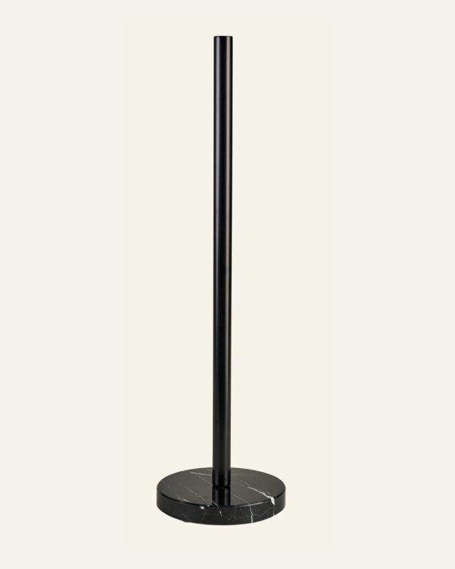 Toalettrullehållare svart - 13,2x13,2x47 cm svart - 1