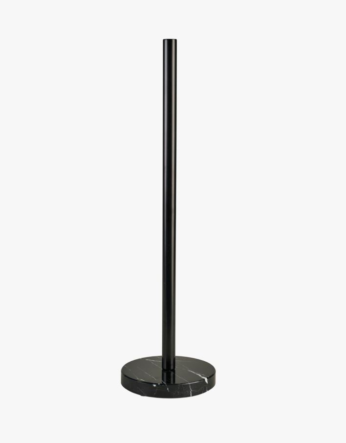 Toalettrullehållare svart - 13,2x13,2x47 cm svart - 1
