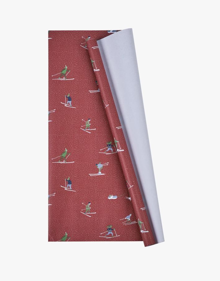 Presentpapper röd - 70x3 cm röd - 1