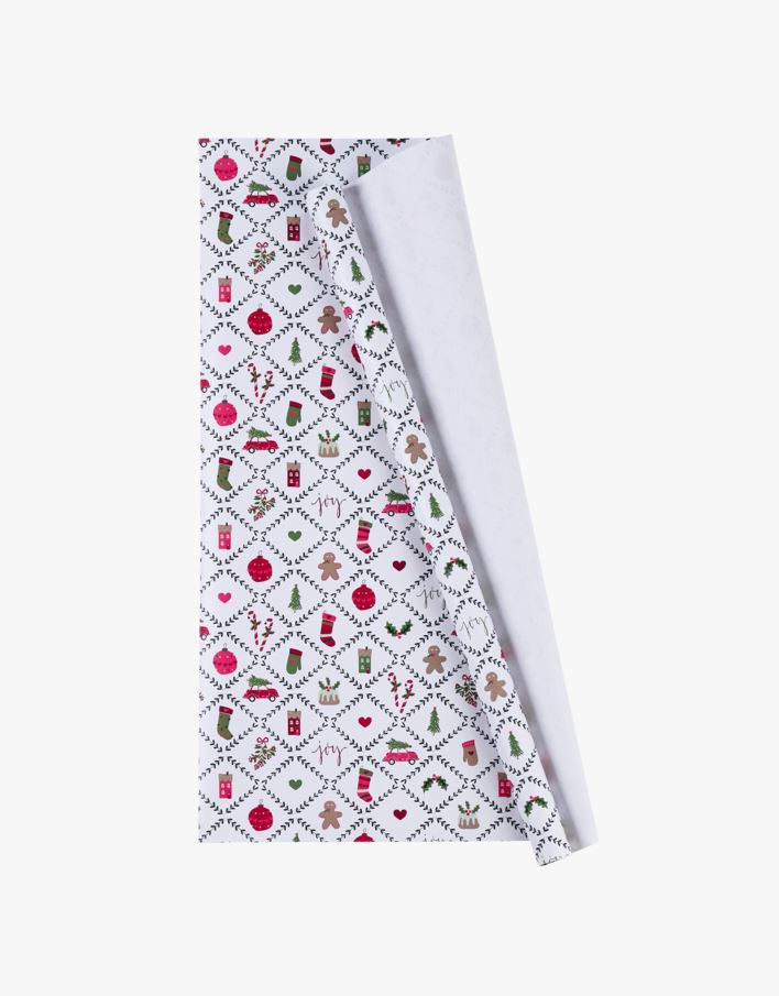Presentpapper vit - 70cm x 3m vit - 1