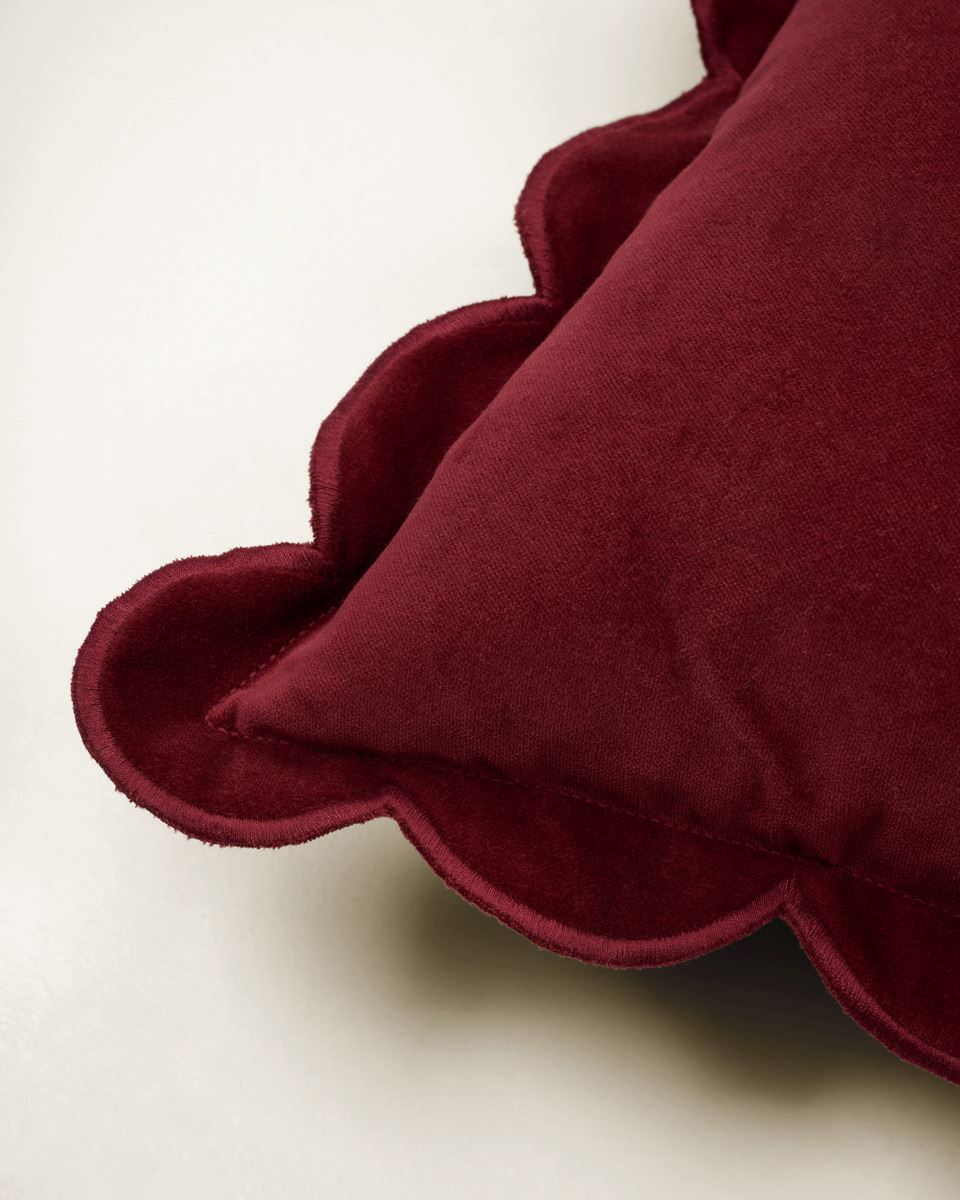 Kuddfodral burgundy - 3
