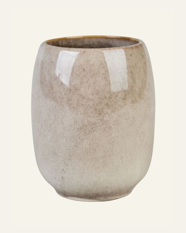Tandborsthållare beige - 7,7x7,7x9,8 cm beige - 1