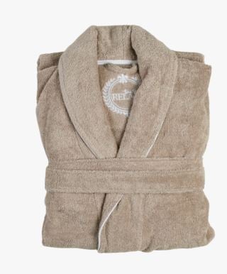 Lux morgonrock beige