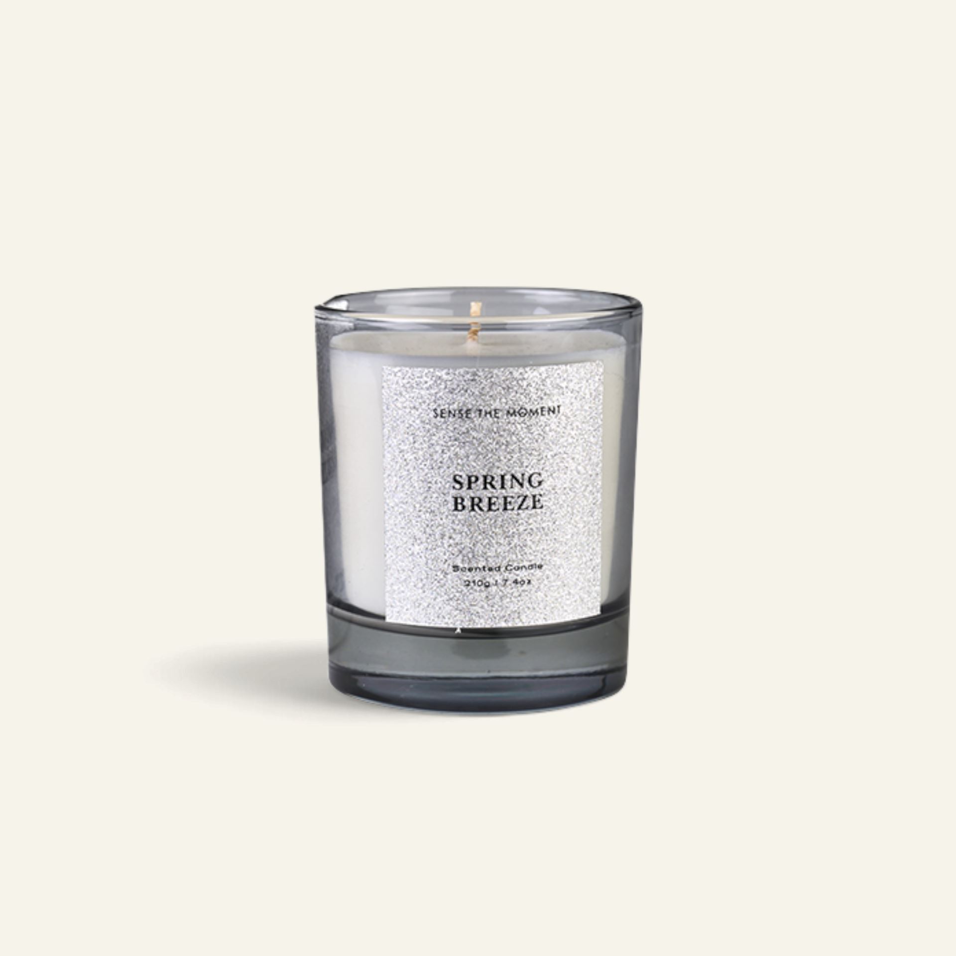 Doftljus silver - 210 g silver - 1