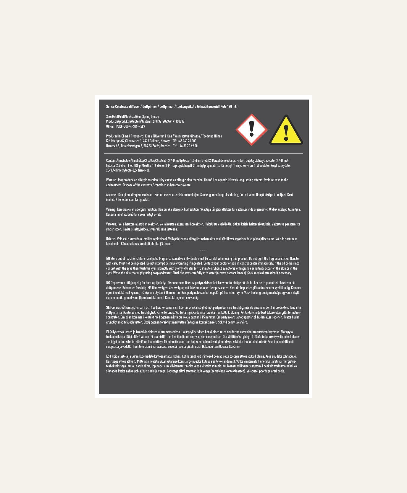 Doftpinnar silver - 3