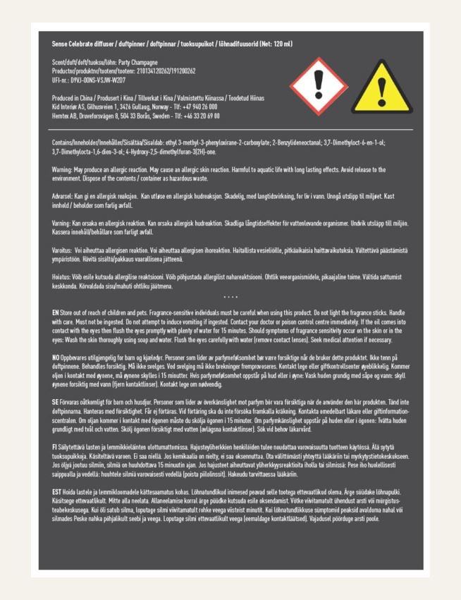 Doftpinnar champagne - 3