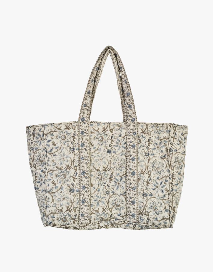 Totebag multi/blå - 38x48 cm multi/blå - 1