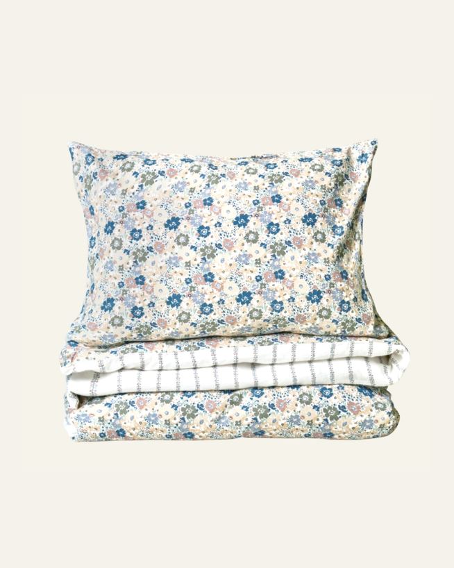 Påslakanset i flanell multi - 150x210 cm multi - 1