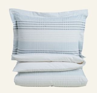 Blue Sky påslakanset i bäckebölja ljusblå