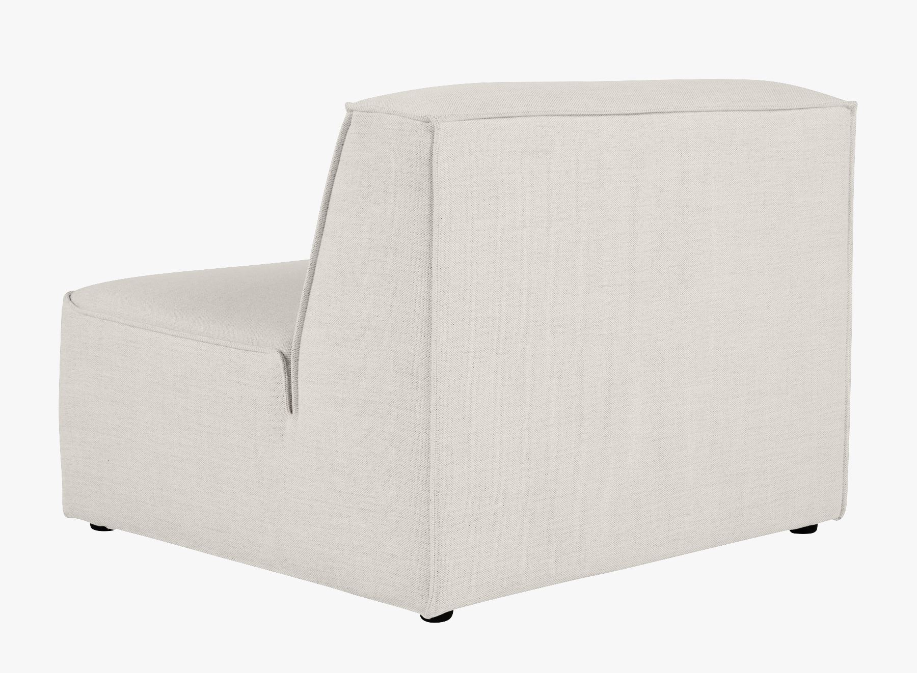 Modulsoffa 1,5 sits utan armstöd natur - 3