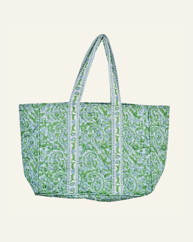 Tygväska multi/grön - 38x48 cm multi/grön - 1