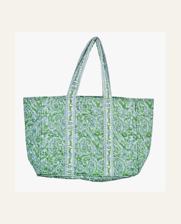 Tygväska multi/grön - 38x48 cm multi/grön - 1