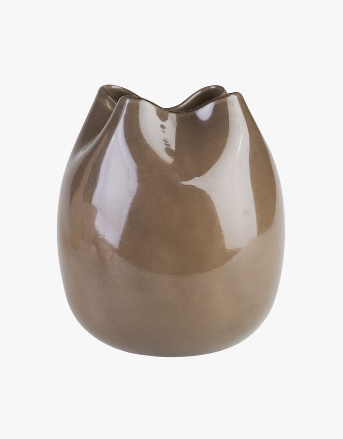 Vas brun - 14x14x16 cm brun - 1