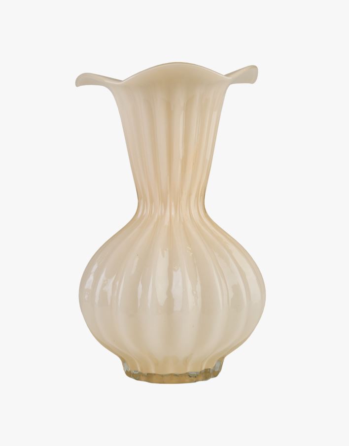 Vas ljusbeige - 17x17x27 cm ljusbeige - 1