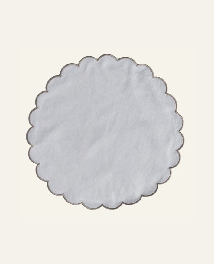 Tygservett vit - ø40 vit - 1