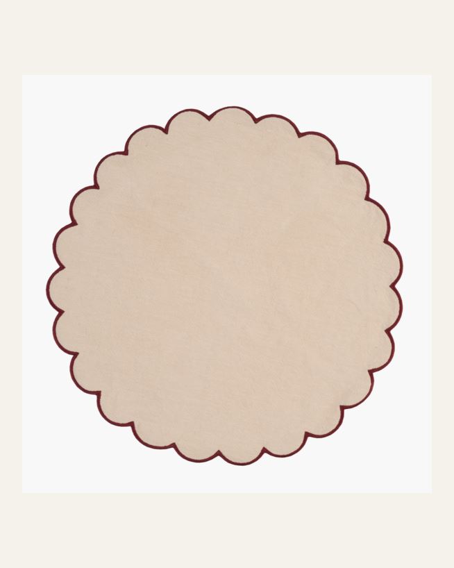Tygservett beige - ø40 beige - 1