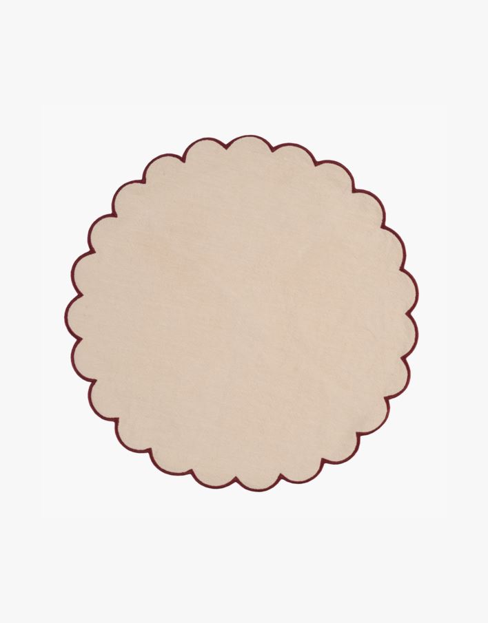 Tygservett beige - ø40 beige - 1