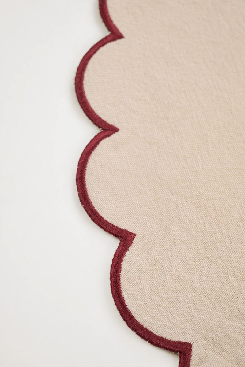 Tygservett beige - 2