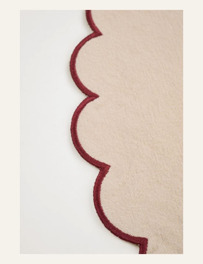 Tygservett beige - 2