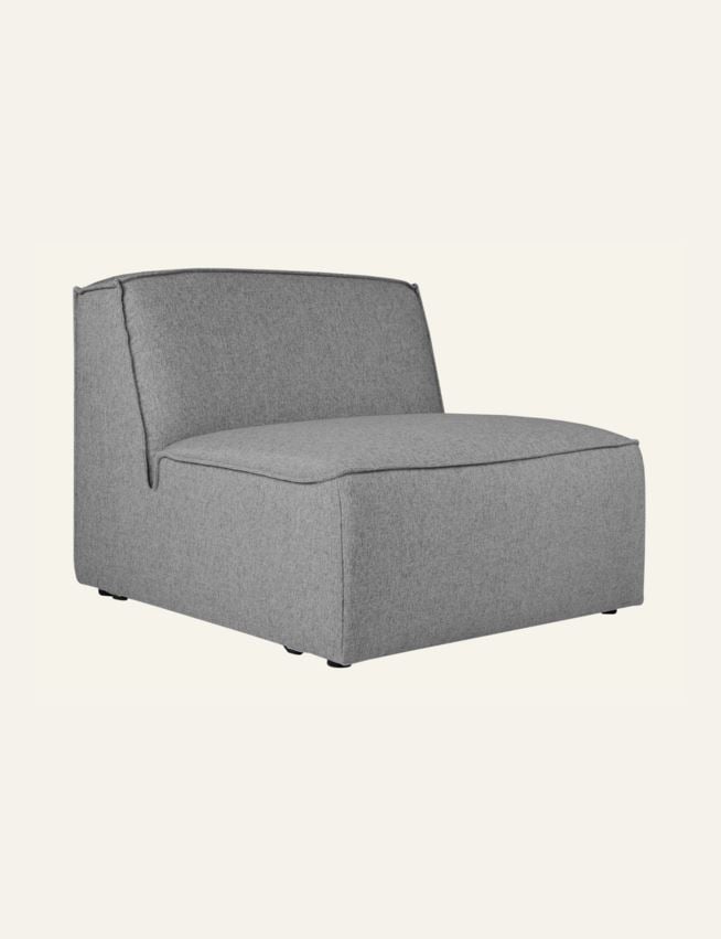 Modul 1,5-sits utan armstöd grå - 2