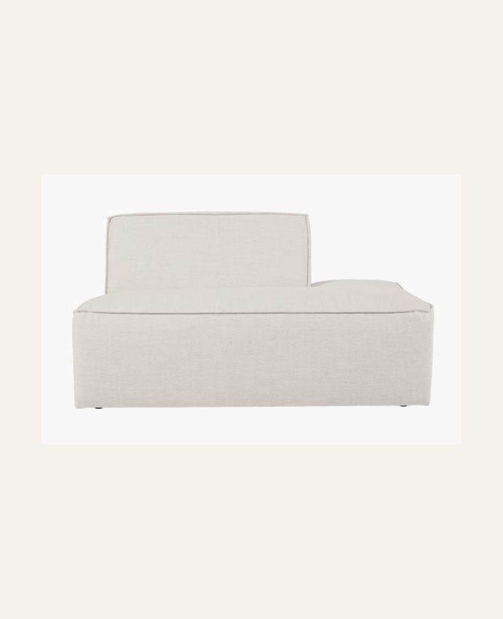 Modulsoffa divan höger natur - 134x93x73 cm natur - 1