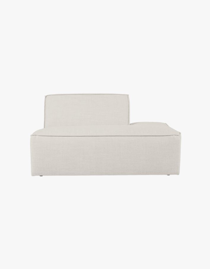 Modulsoffa divan höger natur - 134x93x73 cm natur - 1