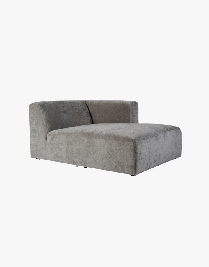Modulsoffa schäslong höger grå - 114x154x73 cm grå - 1