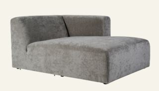 Juno modulsoffa schäslong höger grå