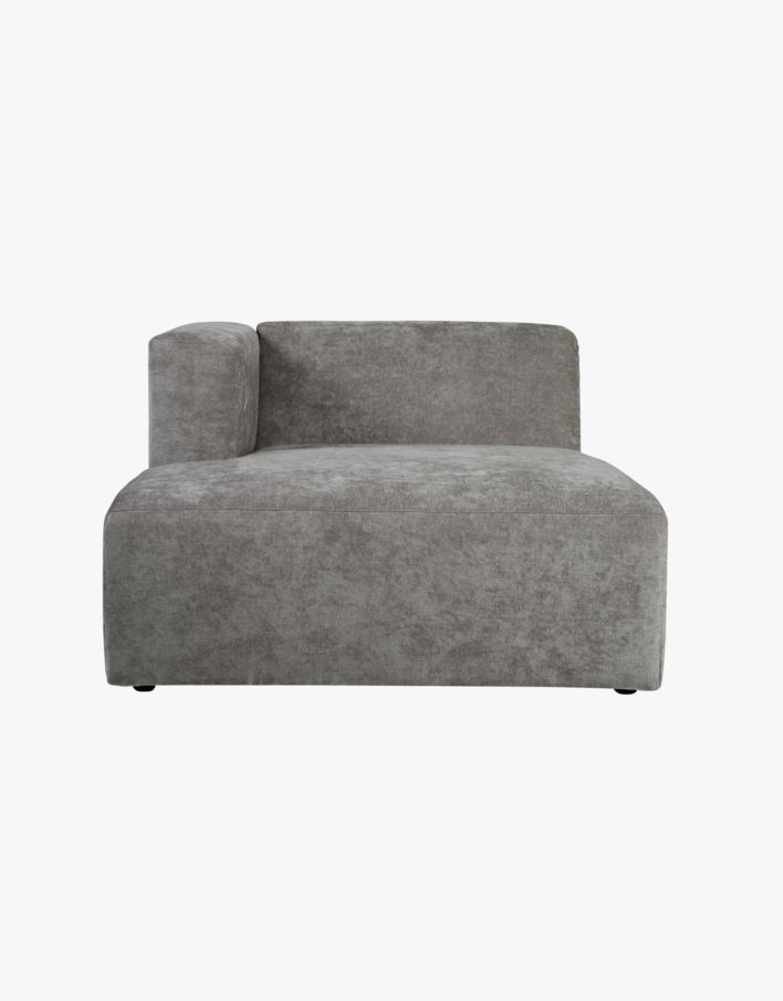 Modulsoffa schäslong vänster grå - 114x154x73 cm grå - 1