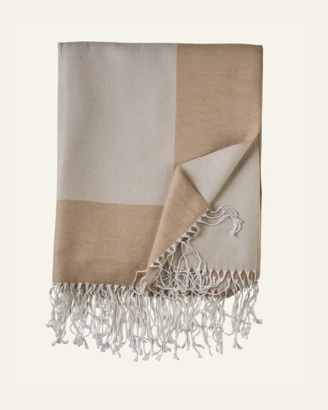 Pläd beige - 130x170 cm beige - 1