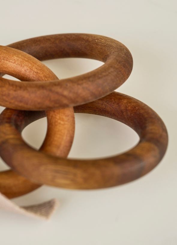 2-pack servettringar natur - 4