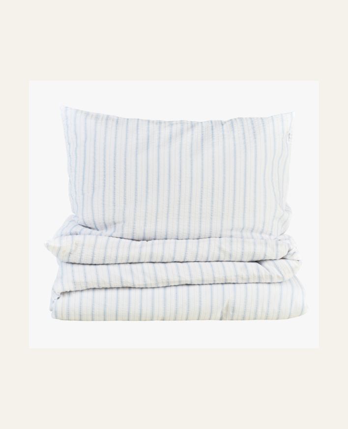 Påslakanset i bäckebölja ljusblå - 230x220 cm/50x60 cm ljusblå - 1