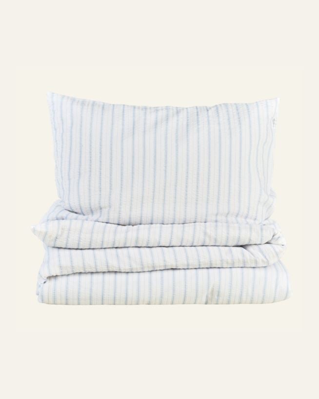 Påslakanset i bäckebölja ljusblå - 230x220 cm ljusblå - 1