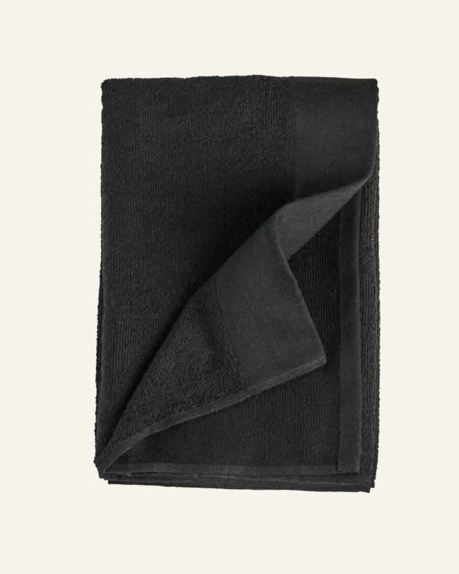 Handduk svart - 65x130 cm svart - 1