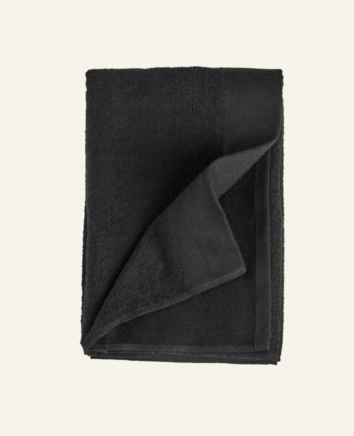 Handduk svart - 65x130 cm svart - 1