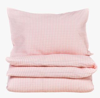 Hallie påslakanset i bäckebölja rosa