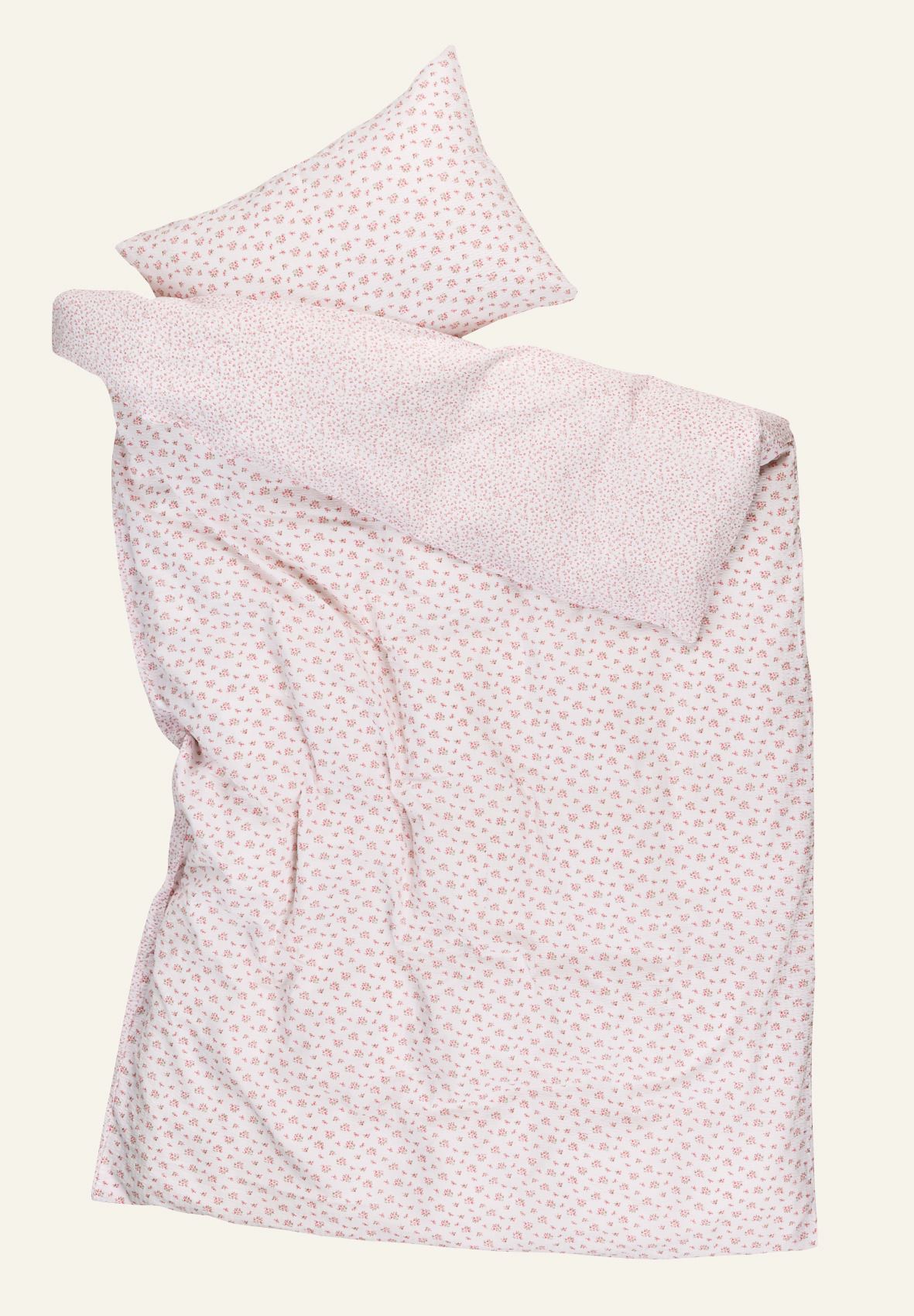 Frida påslakanset i bäckebölja multi/röd - Hemtex