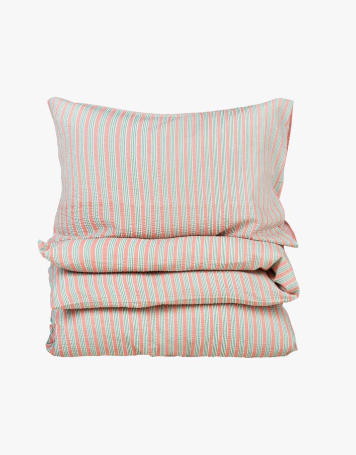 Påslakanset i bäckebölja multi/röd - 230x220+50x60 cm multi/röd - 1