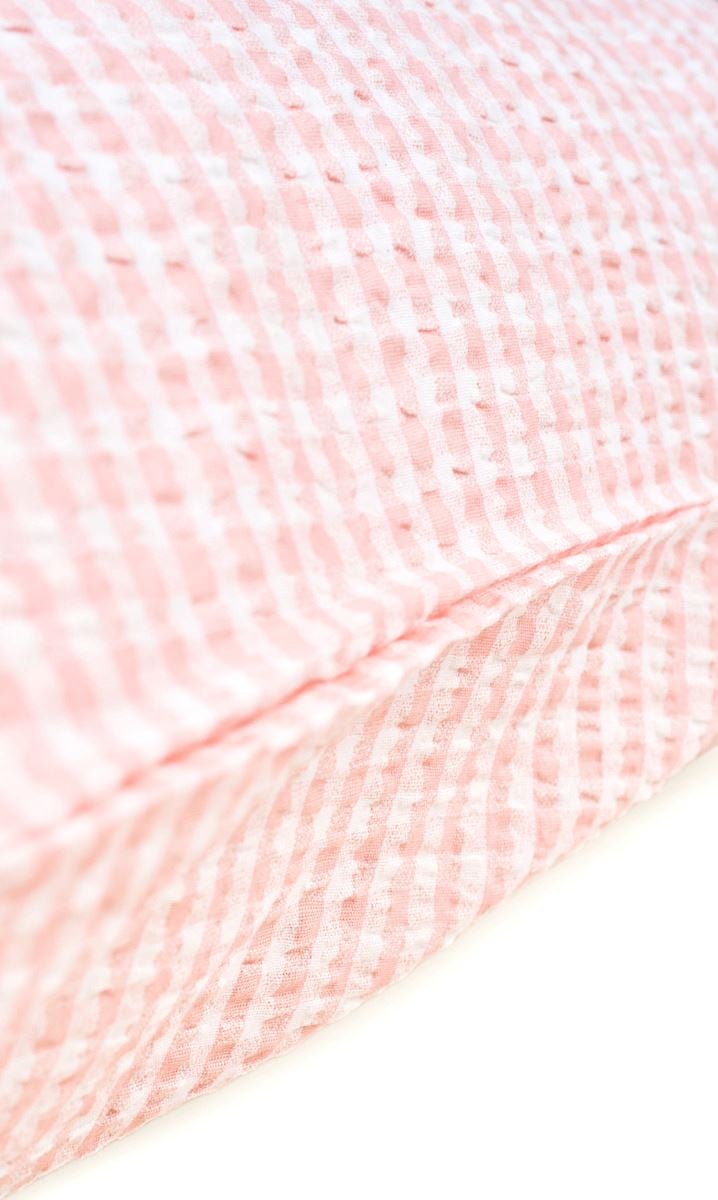 Örngott i bäckebölja rosa - 2