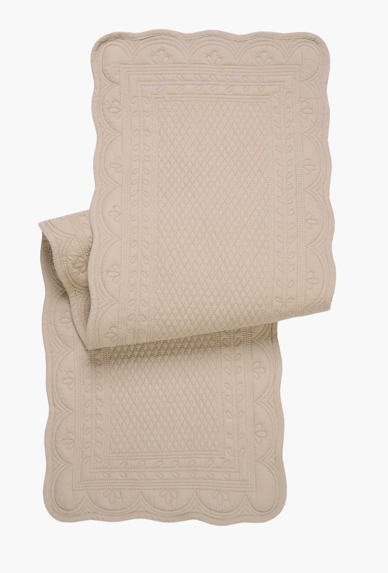 Bordslöpare beige - 33x110 cm beige - 1