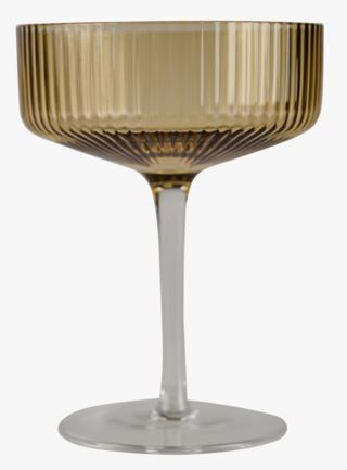 Olivia cocktailglas brun