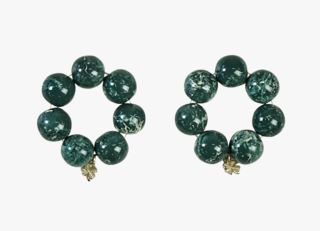 Läs mer om Pearl clower 2-pack servettringar grön