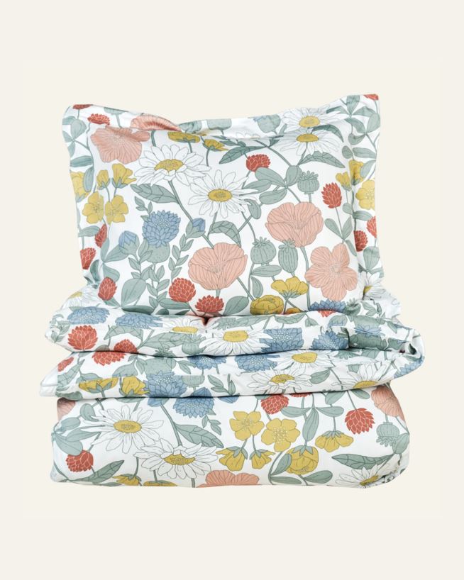 Påslakanset i satin multi - 150x210 cm multi - 1