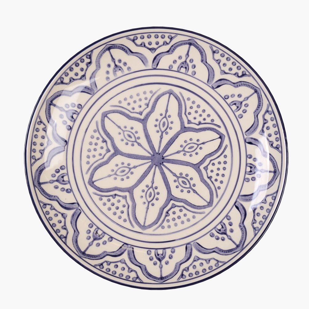 Tallrik blå - ø20,5 blå - 1