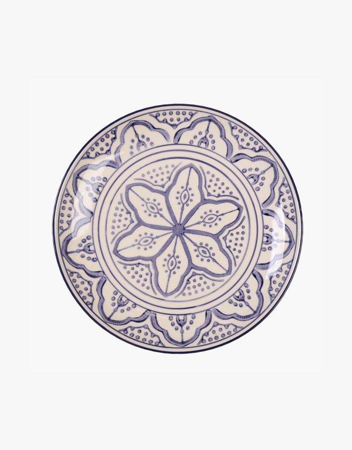 Tallrik blå - ø20,5 blå - 1