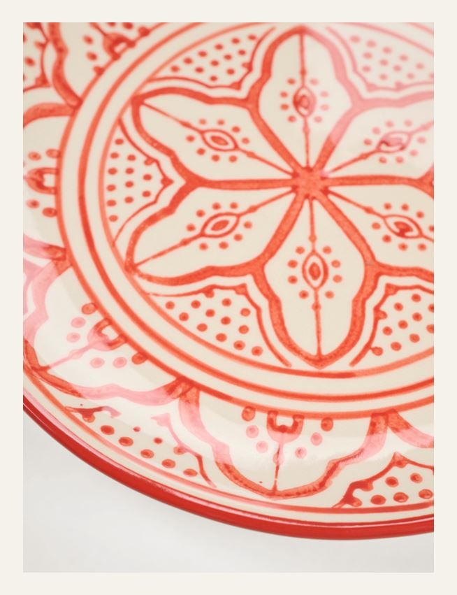 Tallrik röd - 2
