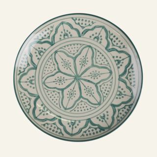 Aya tallrik grön