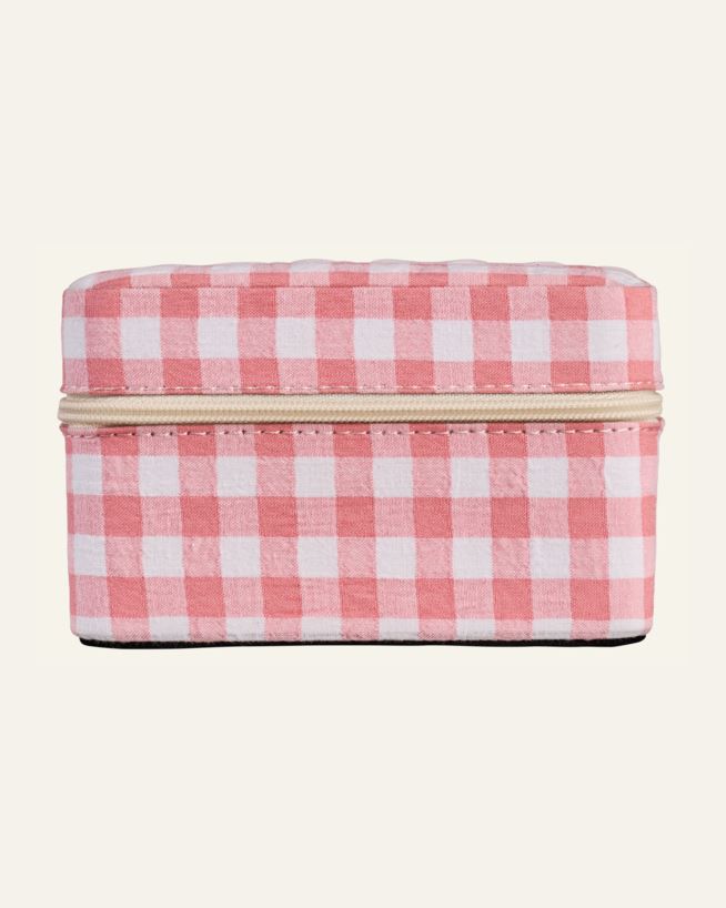 Smyckeskrin med dragkedja rosa - 11x11 cm rosa - 1